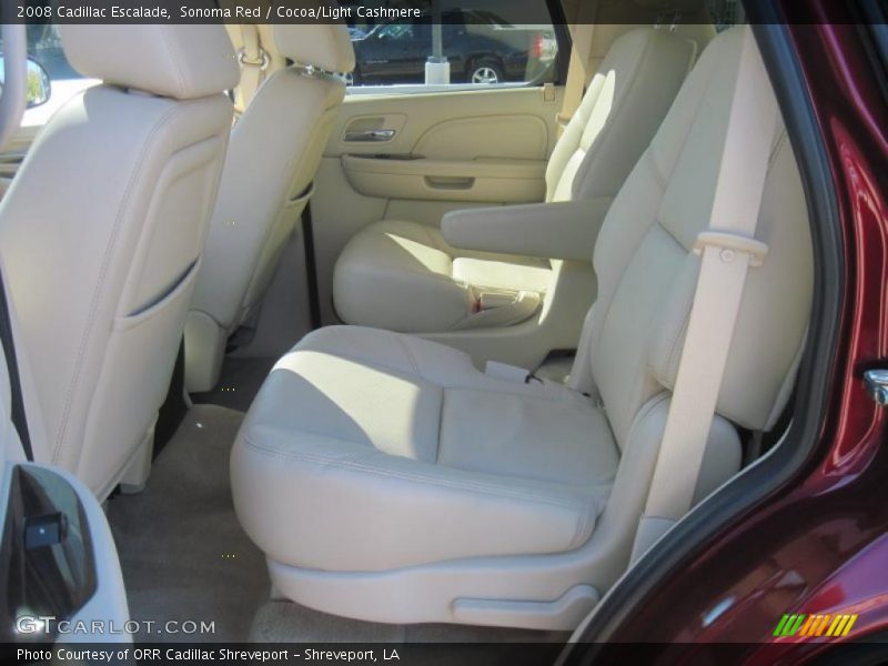 Sonoma Red / Cocoa/Light Cashmere 2008 Cadillac Escalade