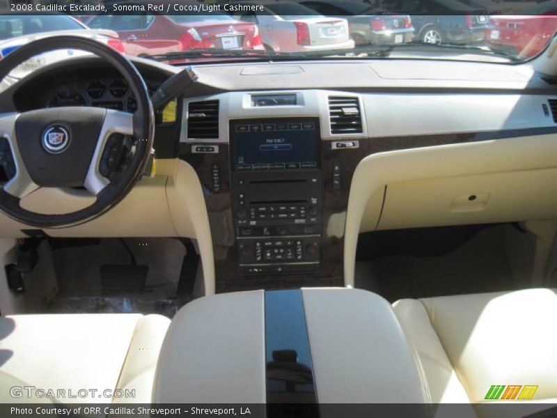Sonoma Red / Cocoa/Light Cashmere 2008 Cadillac Escalade
