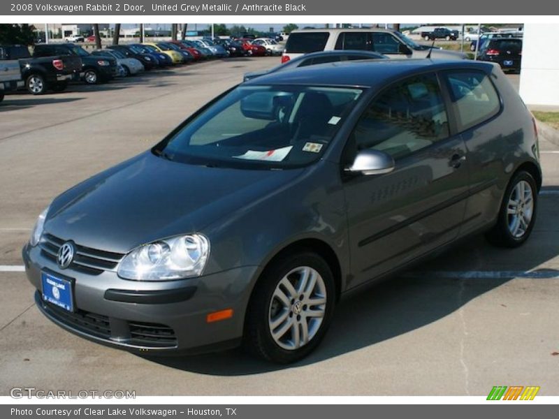 United Grey Metallic / Anthracite Black 2008 Volkswagen Rabbit 2 Door