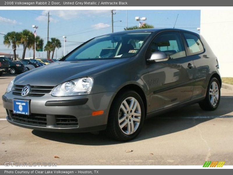 United Grey Metallic / Anthracite Black 2008 Volkswagen Rabbit 2 Door