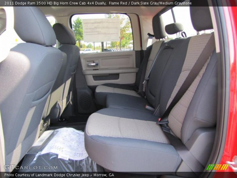  2011 Ram 3500 HD Big Horn Crew Cab 4x4 Dually Dark Slate Gray/Medium Graystone Interior