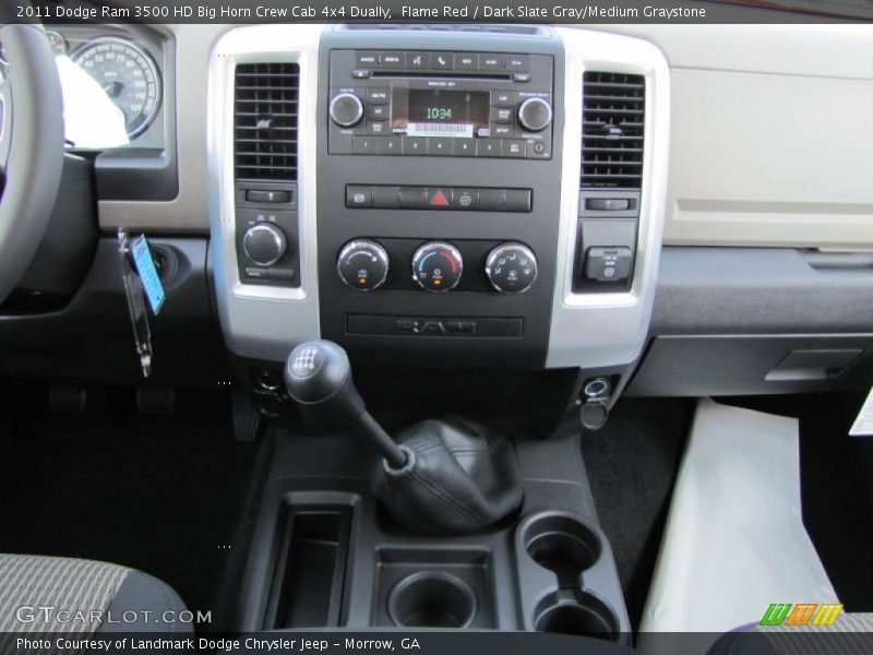 Controls of 2011 Ram 3500 HD Big Horn Crew Cab 4x4 Dually