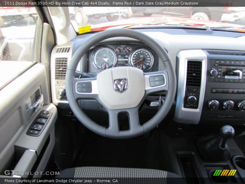  2011 Ram 3500 HD Big Horn Crew Cab 4x4 Dually Steering Wheel