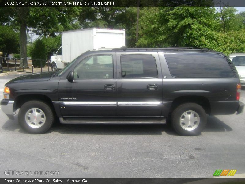 Storm Gray Metallic / Neutral/Shale 2002 GMC Yukon XL SLT