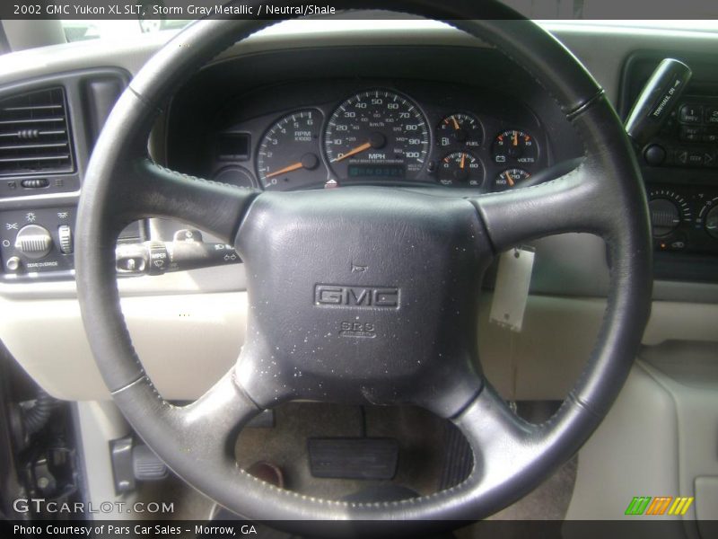 Storm Gray Metallic / Neutral/Shale 2002 GMC Yukon XL SLT