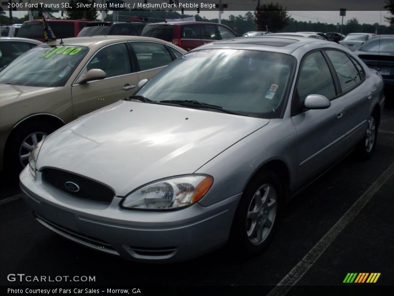 Silver Frost Metallic / Medium/Dark Pebble Beige 2006 Ford Taurus SEL