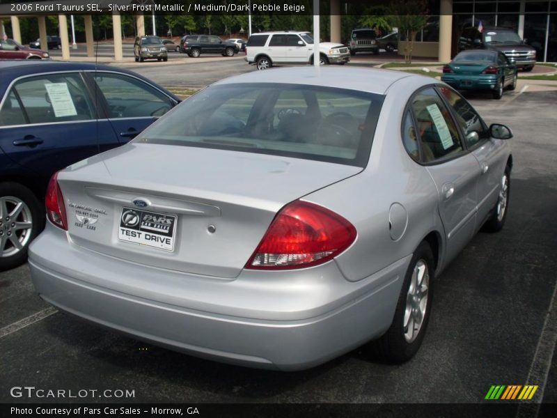 Silver Frost Metallic / Medium/Dark Pebble Beige 2006 Ford Taurus SEL