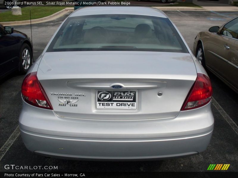 Silver Frost Metallic / Medium/Dark Pebble Beige 2006 Ford Taurus SEL