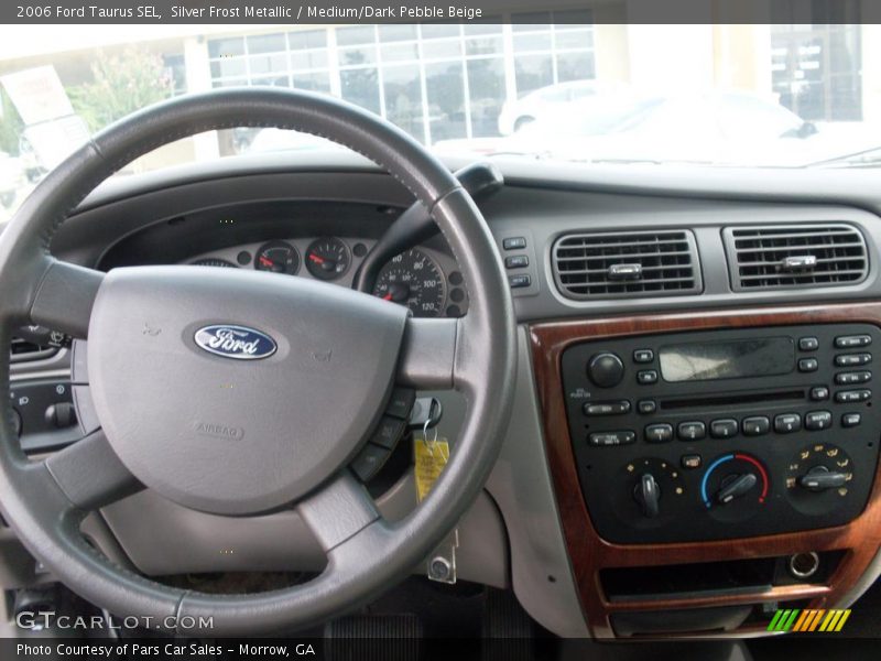 Silver Frost Metallic / Medium/Dark Pebble Beige 2006 Ford Taurus SEL