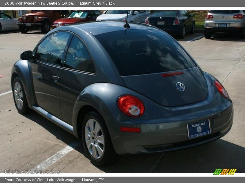 Platinum Grey / Black 2008 Volkswagen New Beetle S Coupe