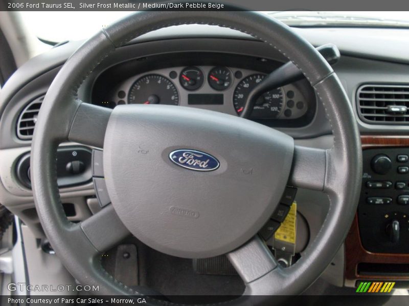 Silver Frost Metallic / Medium/Dark Pebble Beige 2006 Ford Taurus SEL