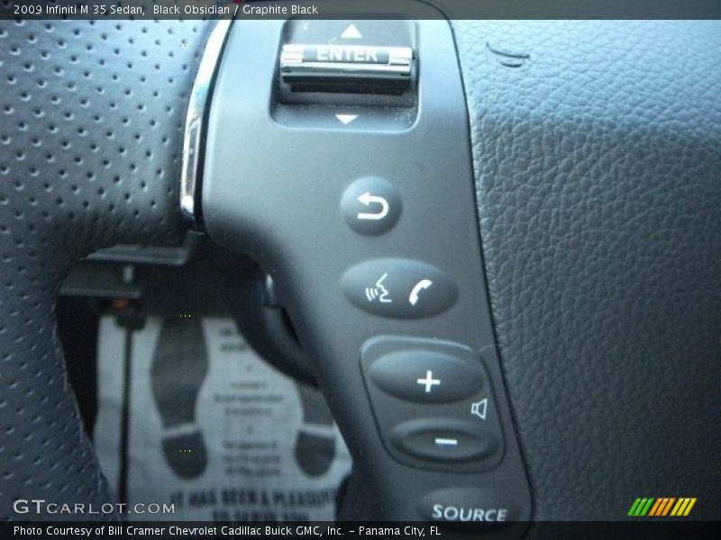 Black Obsidian / Graphite Black 2009 Infiniti M 35 Sedan