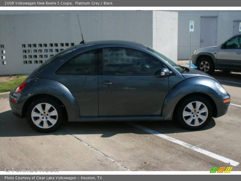 Platinum Grey / Black 2008 Volkswagen New Beetle S Coupe