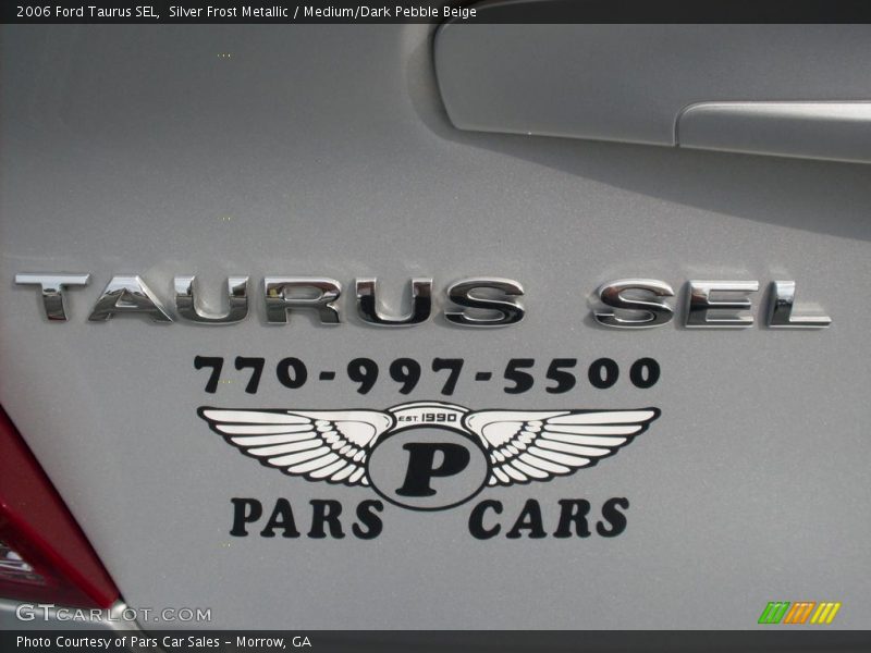 Silver Frost Metallic / Medium/Dark Pebble Beige 2006 Ford Taurus SEL