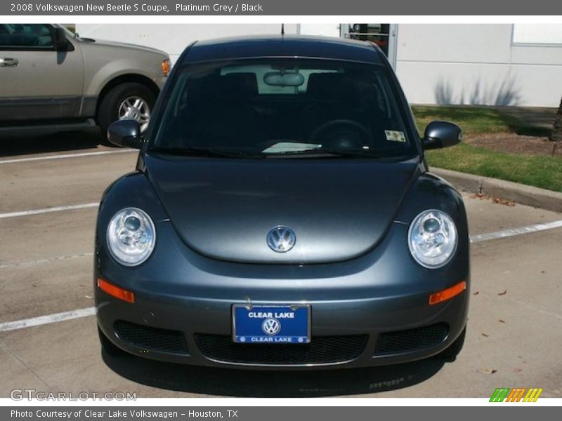 Platinum Grey / Black 2008 Volkswagen New Beetle S Coupe