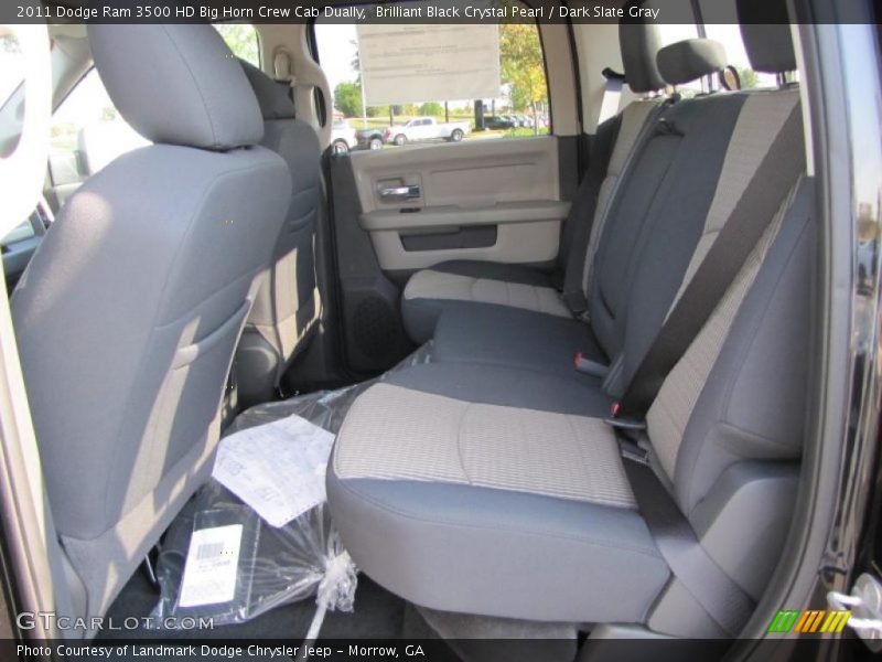  2011 Ram 3500 HD Big Horn Crew Cab Dually Dark Slate Gray Interior
