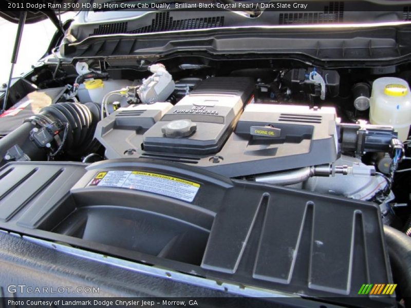  2011 Ram 3500 HD Big Horn Crew Cab Dually Engine - 6.7 Liter OHV 24-Valve Cummins Turbo-Diesel Inline 6 Cylinder