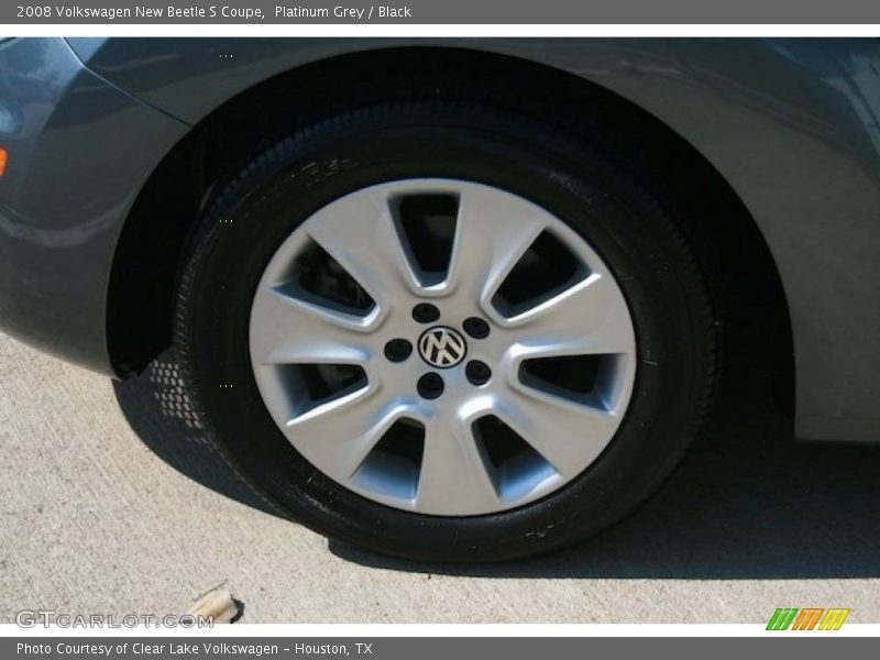 Platinum Grey / Black 2008 Volkswagen New Beetle S Coupe