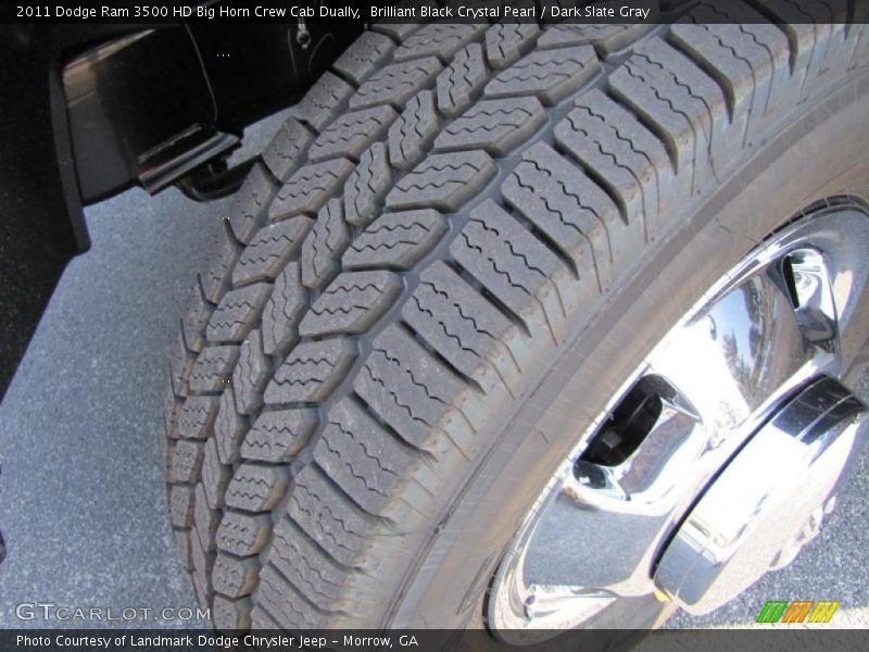 Brilliant Black Crystal Pearl / Dark Slate Gray 2011 Dodge Ram 3500 HD Big Horn Crew Cab Dually