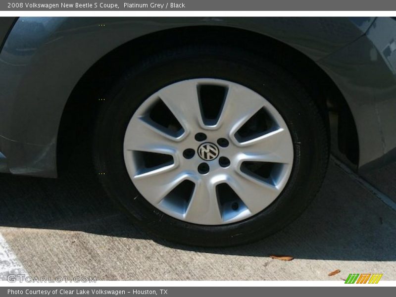 Platinum Grey / Black 2008 Volkswagen New Beetle S Coupe