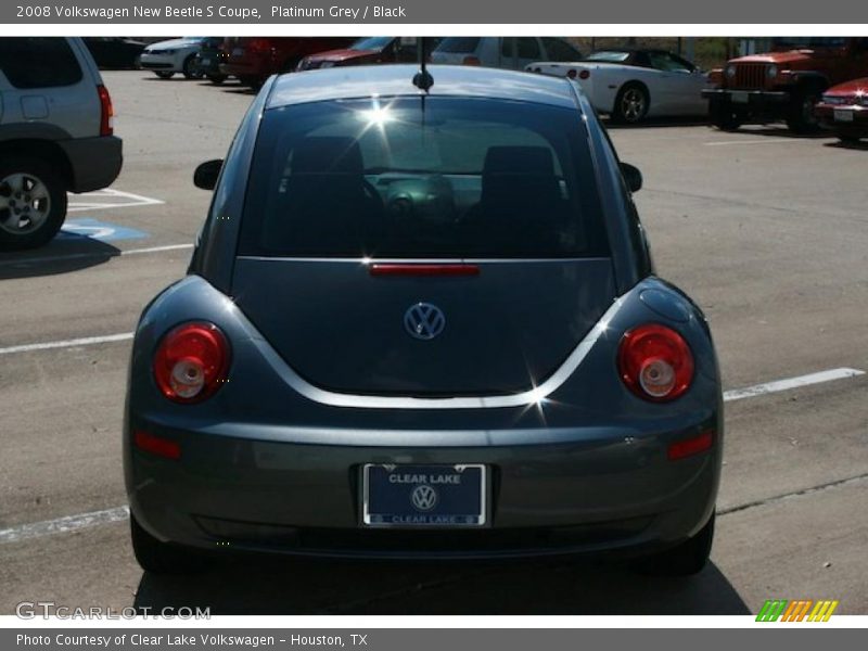 Platinum Grey / Black 2008 Volkswagen New Beetle S Coupe