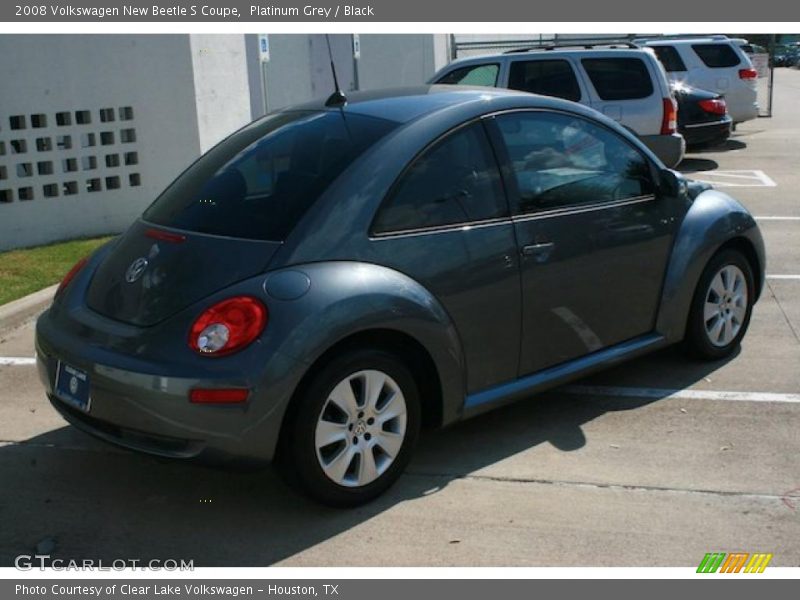 Platinum Grey / Black 2008 Volkswagen New Beetle S Coupe