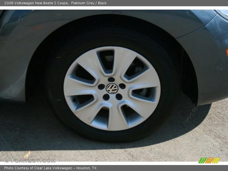 Platinum Grey / Black 2008 Volkswagen New Beetle S Coupe