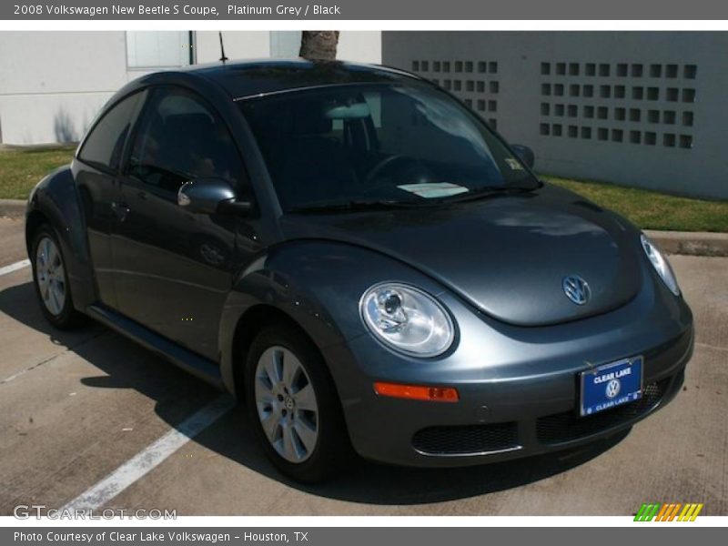 Platinum Grey / Black 2008 Volkswagen New Beetle S Coupe