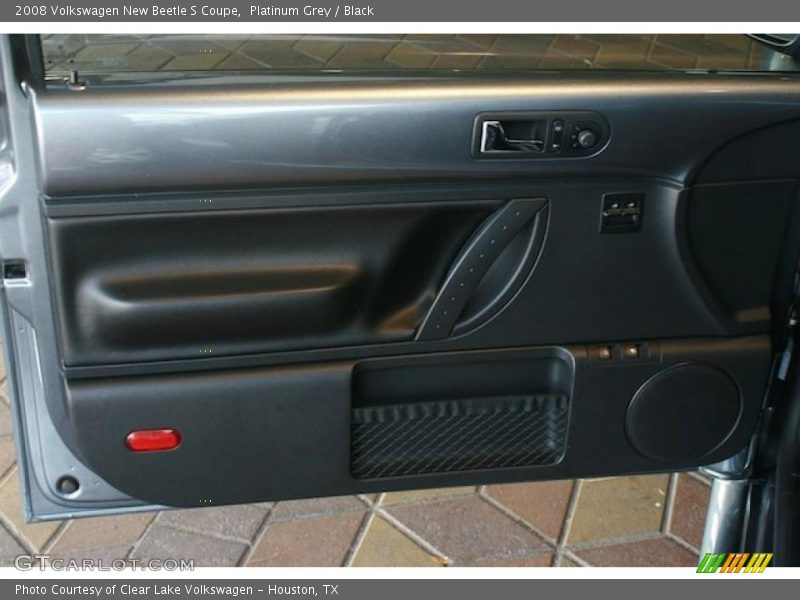 Platinum Grey / Black 2008 Volkswagen New Beetle S Coupe