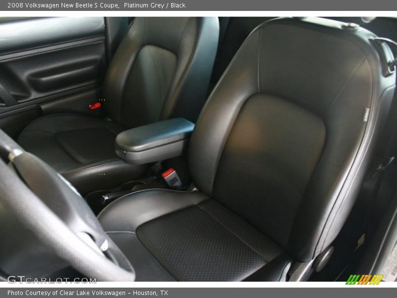 Platinum Grey / Black 2008 Volkswagen New Beetle S Coupe