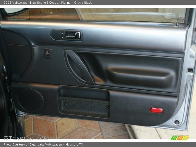 Platinum Grey / Black 2008 Volkswagen New Beetle S Coupe