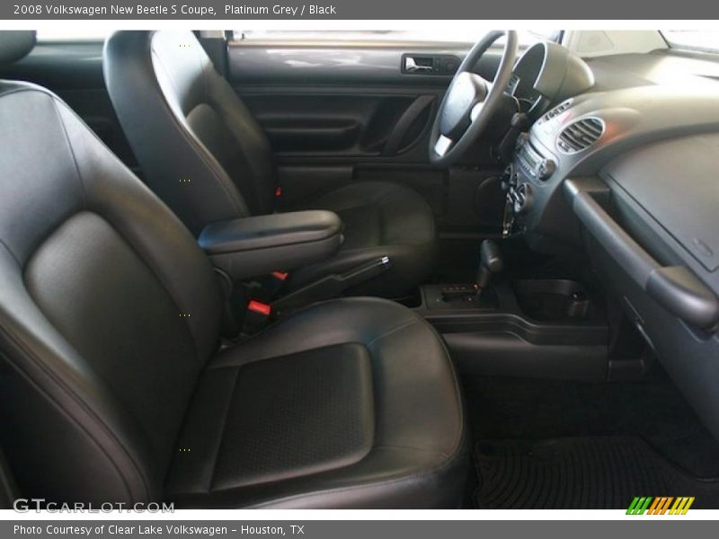 Platinum Grey / Black 2008 Volkswagen New Beetle S Coupe