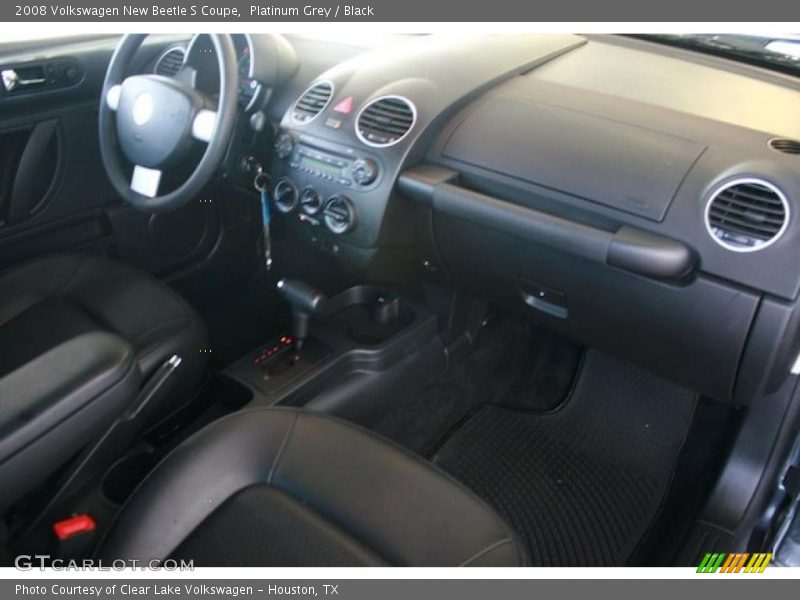 Platinum Grey / Black 2008 Volkswagen New Beetle S Coupe
