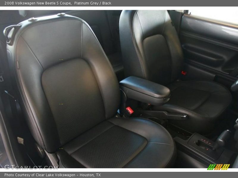 Platinum Grey / Black 2008 Volkswagen New Beetle S Coupe