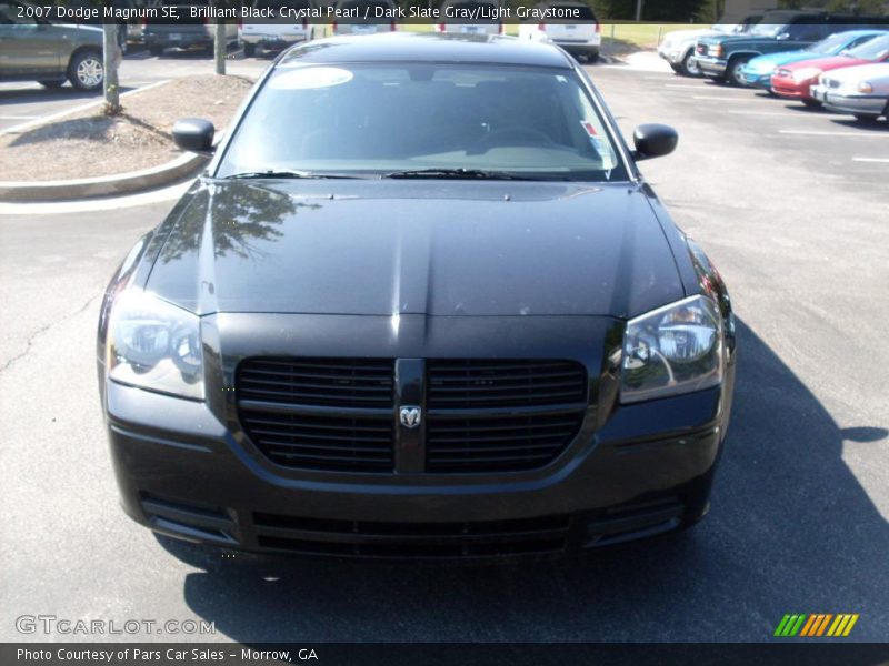 Brilliant Black Crystal Pearl / Dark Slate Gray/Light Graystone 2007 Dodge Magnum SE