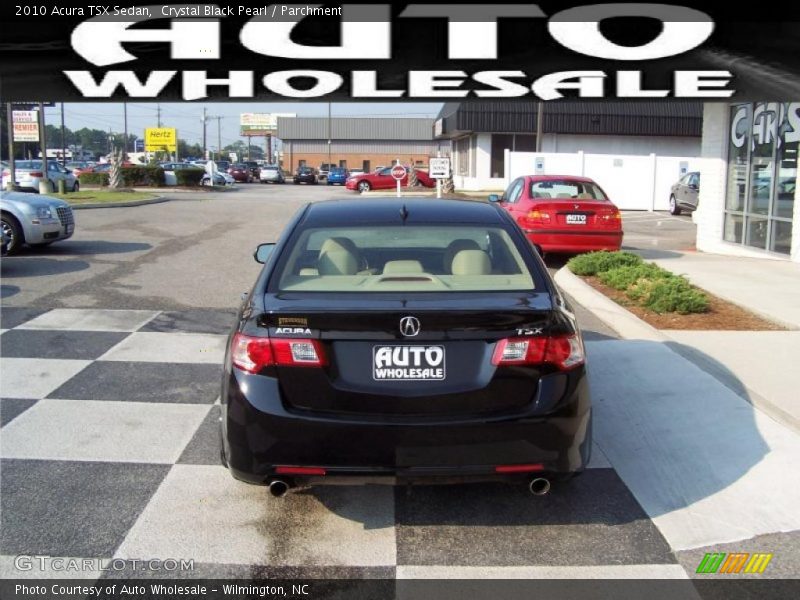 Crystal Black Pearl / Parchment 2010 Acura TSX Sedan