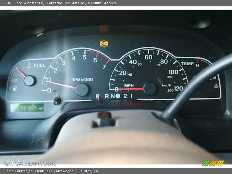 Toreador Red Metallic / Medium Graphite 2000 Ford Windstar LX