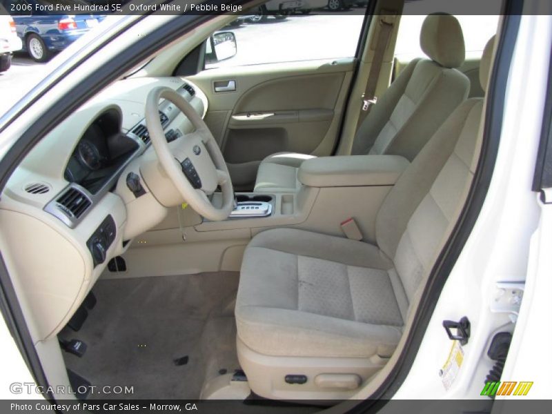 Oxford White / Pebble Beige 2006 Ford Five Hundred SE