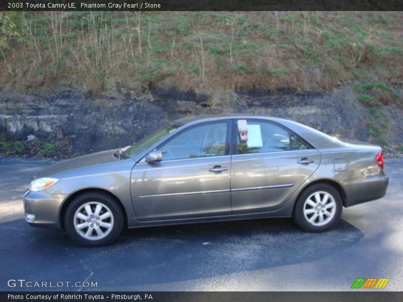 Phantom Gray Pearl / Stone 2003 Toyota Camry LE