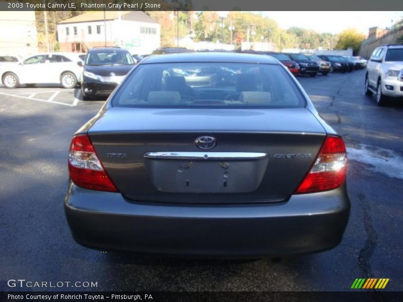 Phantom Gray Pearl / Stone 2003 Toyota Camry LE