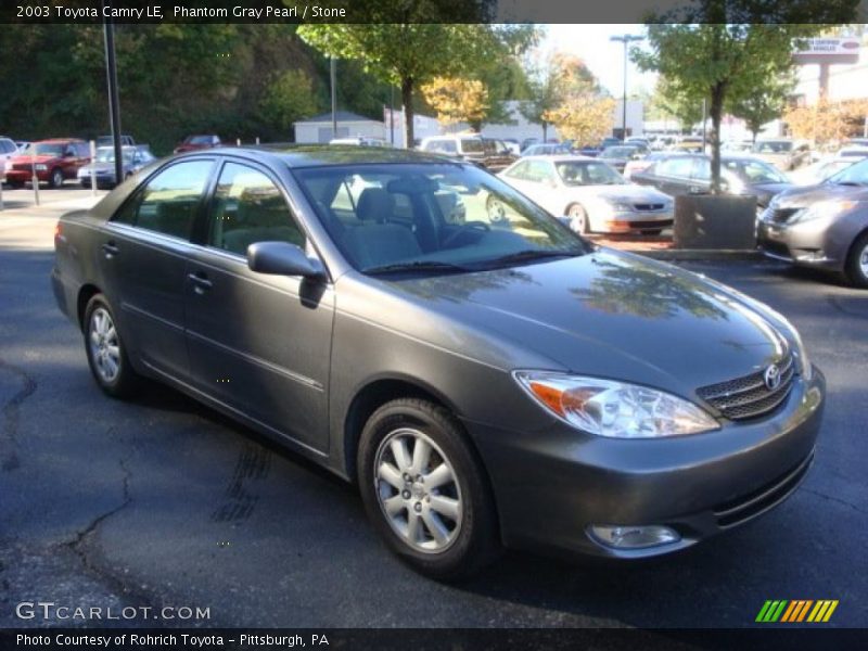 Phantom Gray Pearl / Stone 2003 Toyota Camry LE