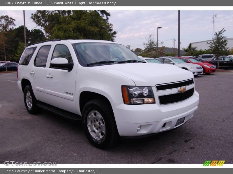 Summit White / Light Cashmere/Ebony 2007 Chevrolet Tahoe LT