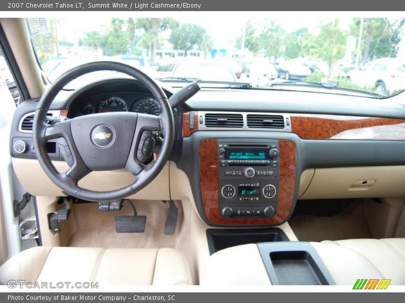 Summit White / Light Cashmere/Ebony 2007 Chevrolet Tahoe LT