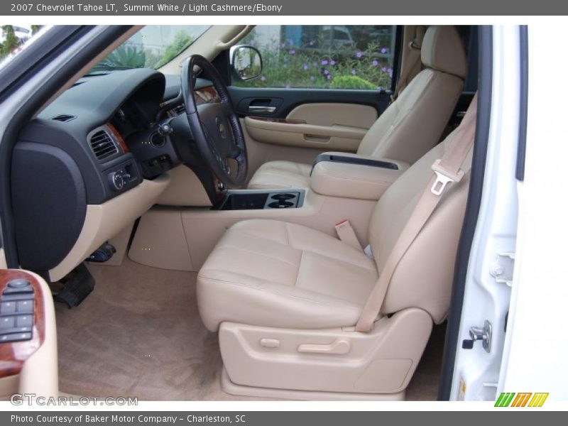 Summit White / Light Cashmere/Ebony 2007 Chevrolet Tahoe LT