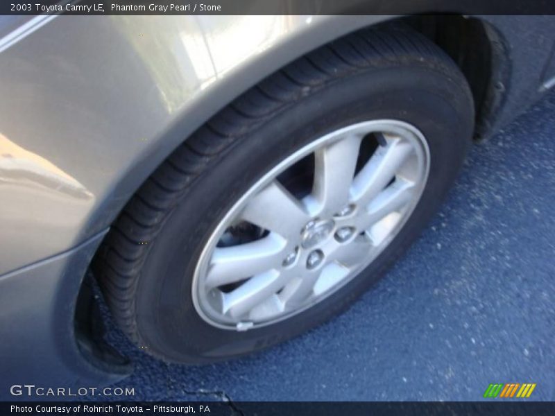 Phantom Gray Pearl / Stone 2003 Toyota Camry LE