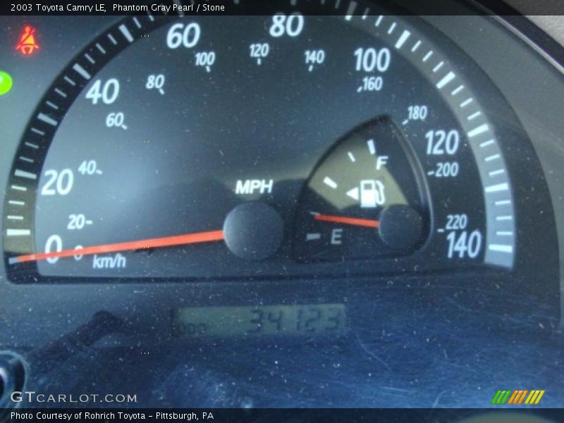 Phantom Gray Pearl / Stone 2003 Toyota Camry LE