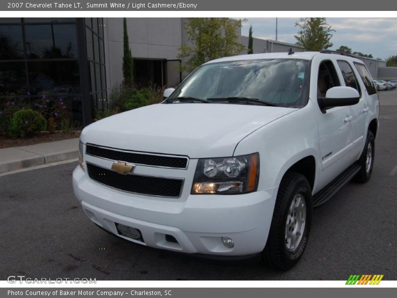 Summit White / Light Cashmere/Ebony 2007 Chevrolet Tahoe LT