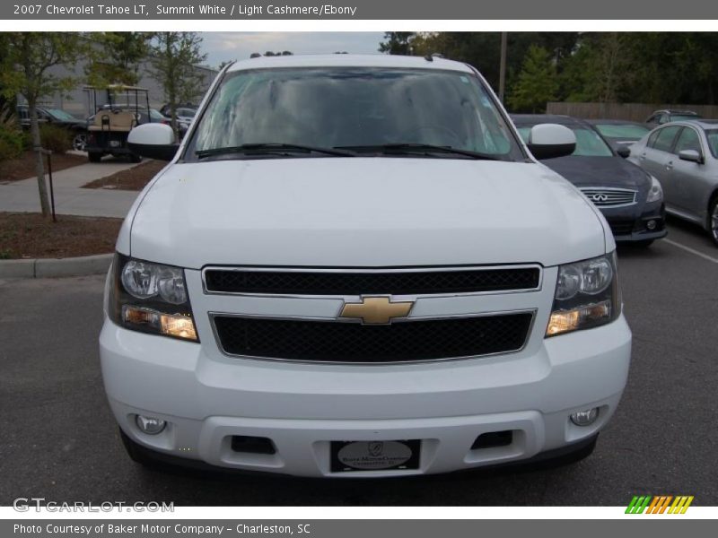 Summit White / Light Cashmere/Ebony 2007 Chevrolet Tahoe LT