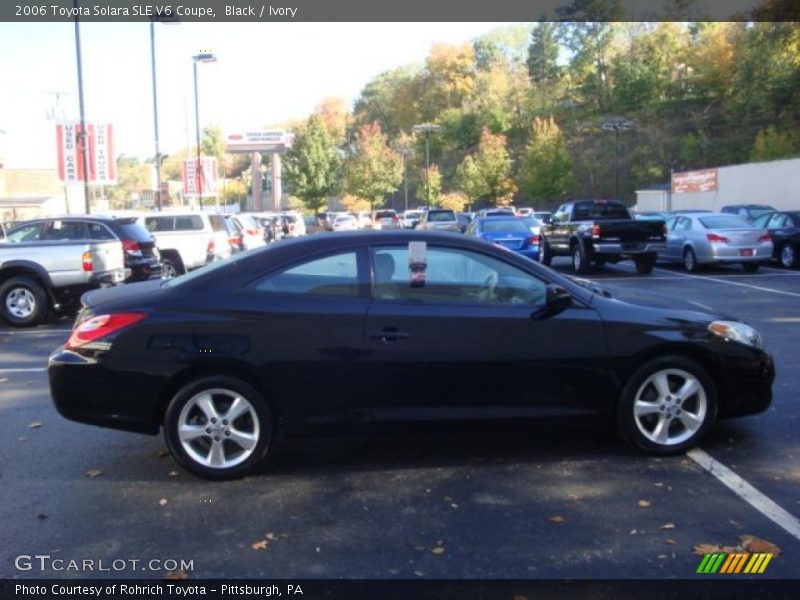 Black / Ivory 2006 Toyota Solara SLE V6 Coupe