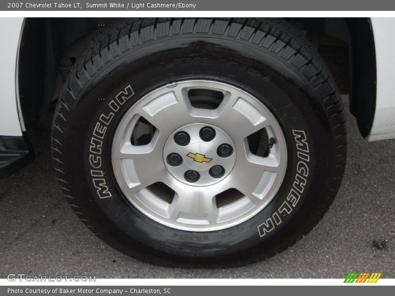 Summit White / Light Cashmere/Ebony 2007 Chevrolet Tahoe LT